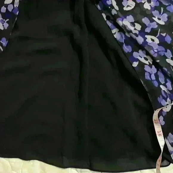 Kate Spade size small hydrangea chiffon dress 100% silk - Picture 8 of 16